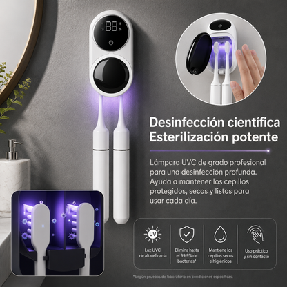 🦷✨ Esterilizador UV Inteligente para Cepillos de Dientes