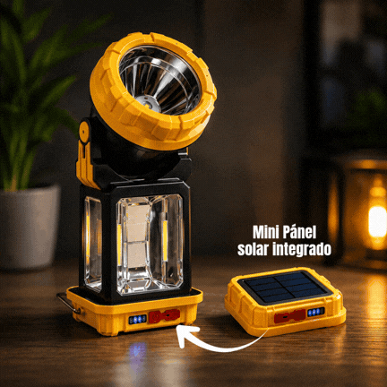 🏡✨ Doble Lámpara Solar Recargable para Hogar y Exteriores💡🌞