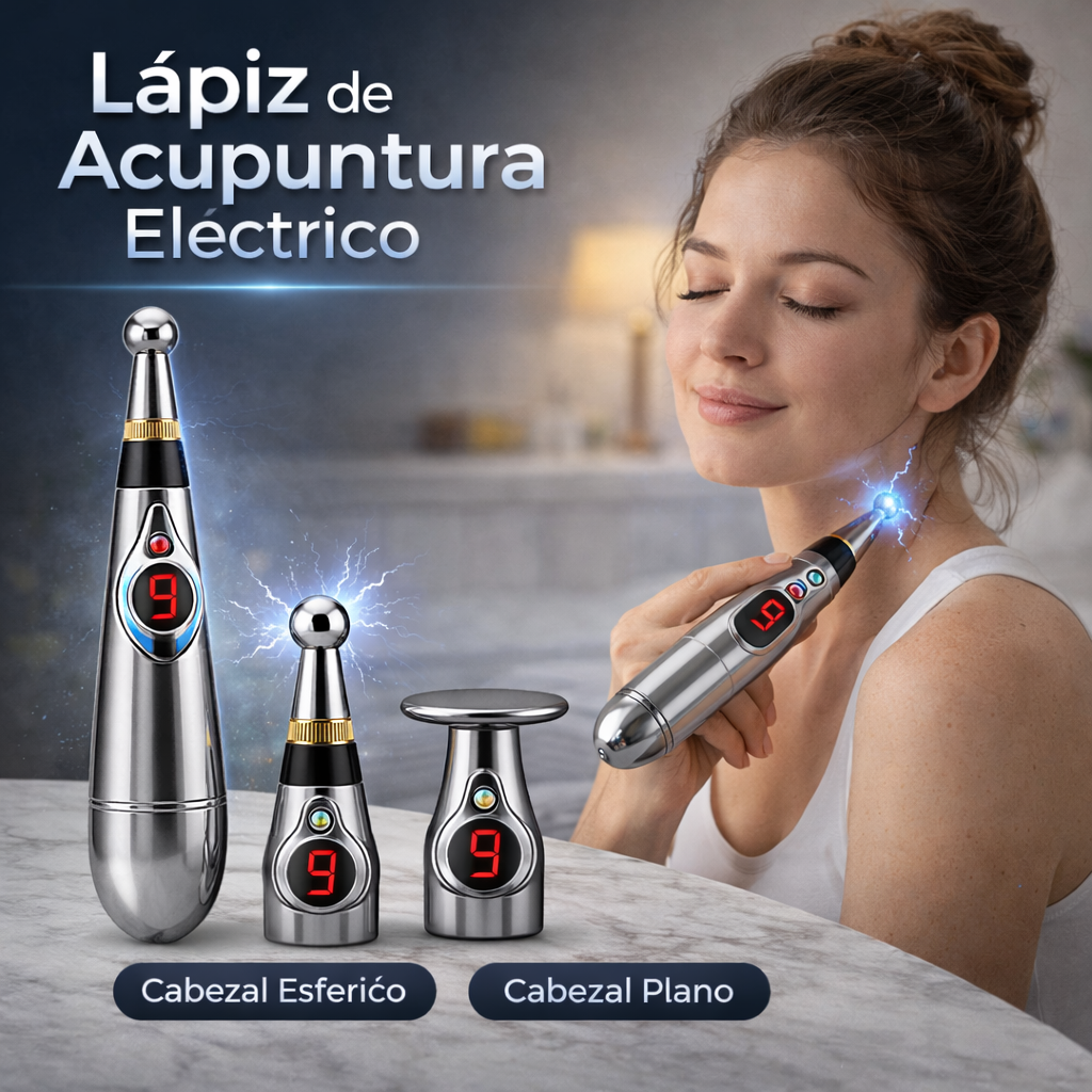 Lapiz acupuntura 2 cabezales