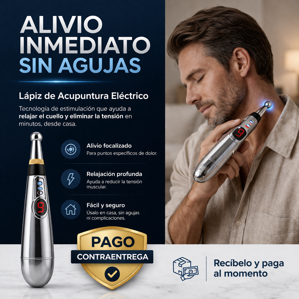 Lapiz acupuntura 2 cabezales