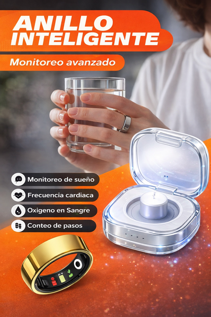 El anillo inteligente que monitorea tu salud las 24 horas 📣 Tecnología que cuida tu bienestar
