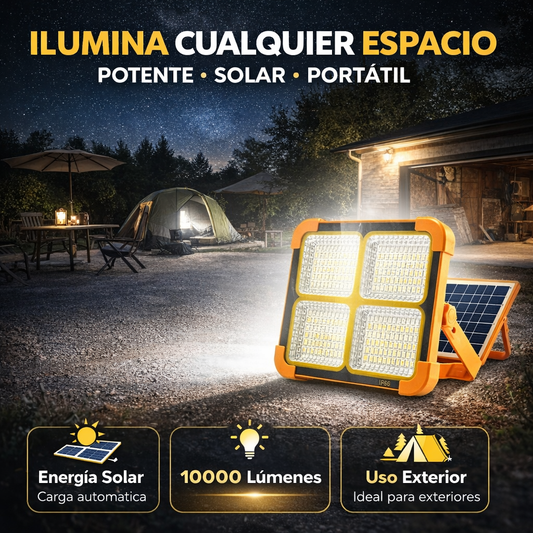Ilumina cualquier espacio sin cables ni electricidad 💡☀️SOLARLUX PRO