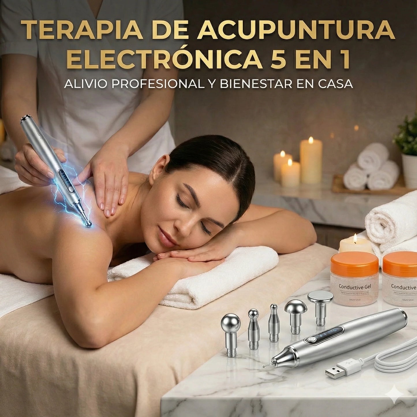Alivio del Dolor - ⚡ Lápiz de Acupuntura 5 en 1 ⚡ 🚚 Contraentrega