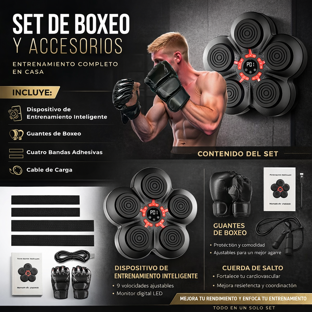 🥊 Máquina de Boxeo Musical Inteligente