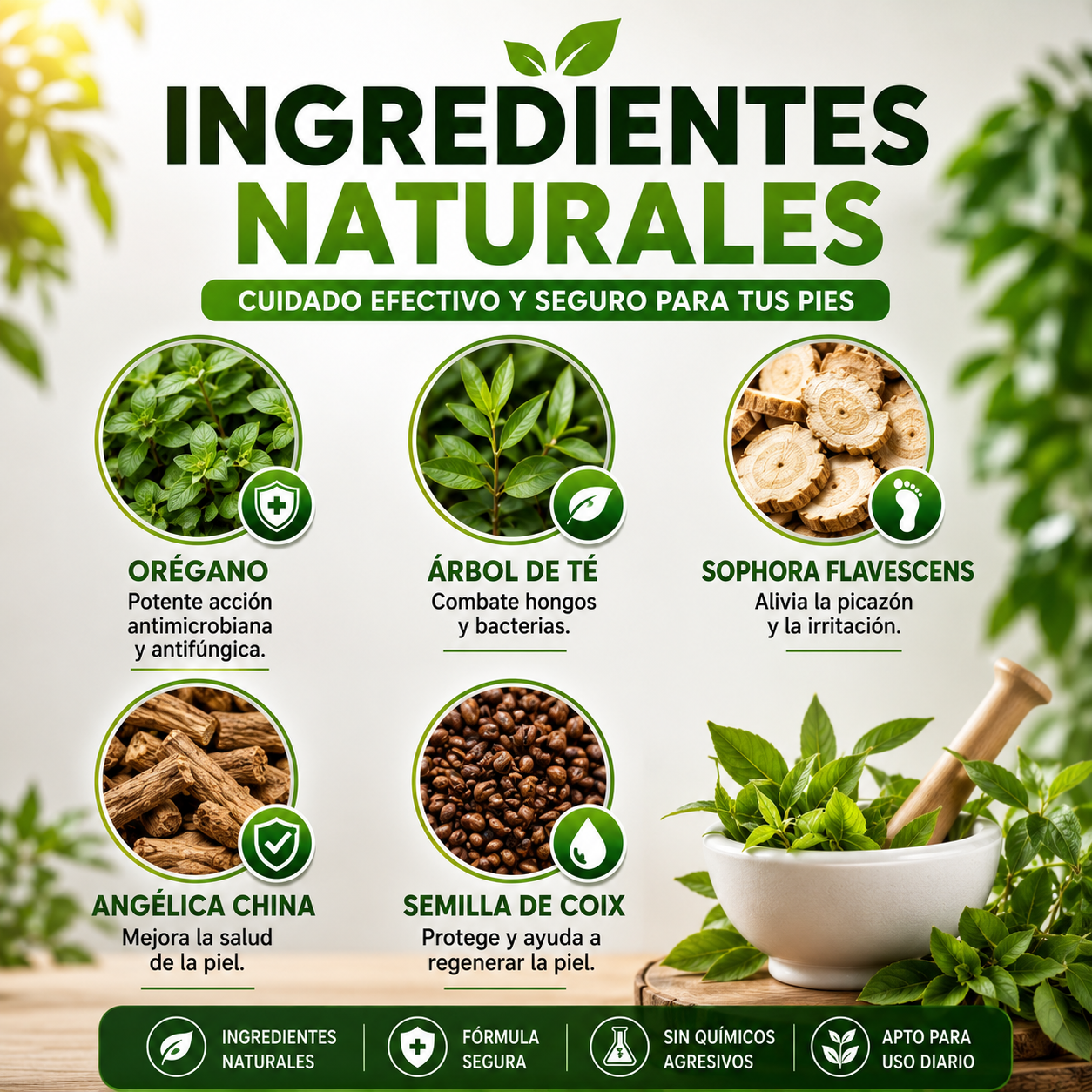 🦶 Spray para Hongos en los Pies Combate los hongos y disfruta pies frescos y cómodos. 💚