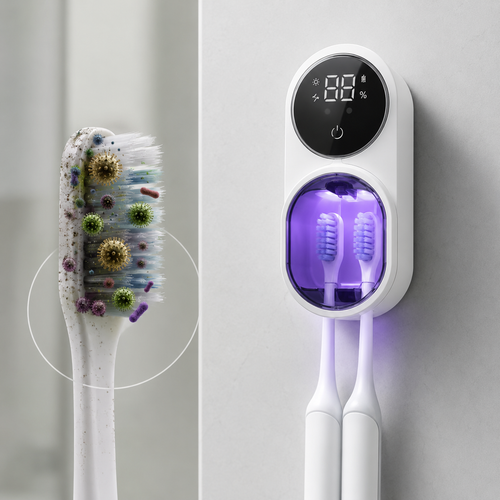 🦷✨ Esterilizador UV Inteligente para Cepillos de Dientes