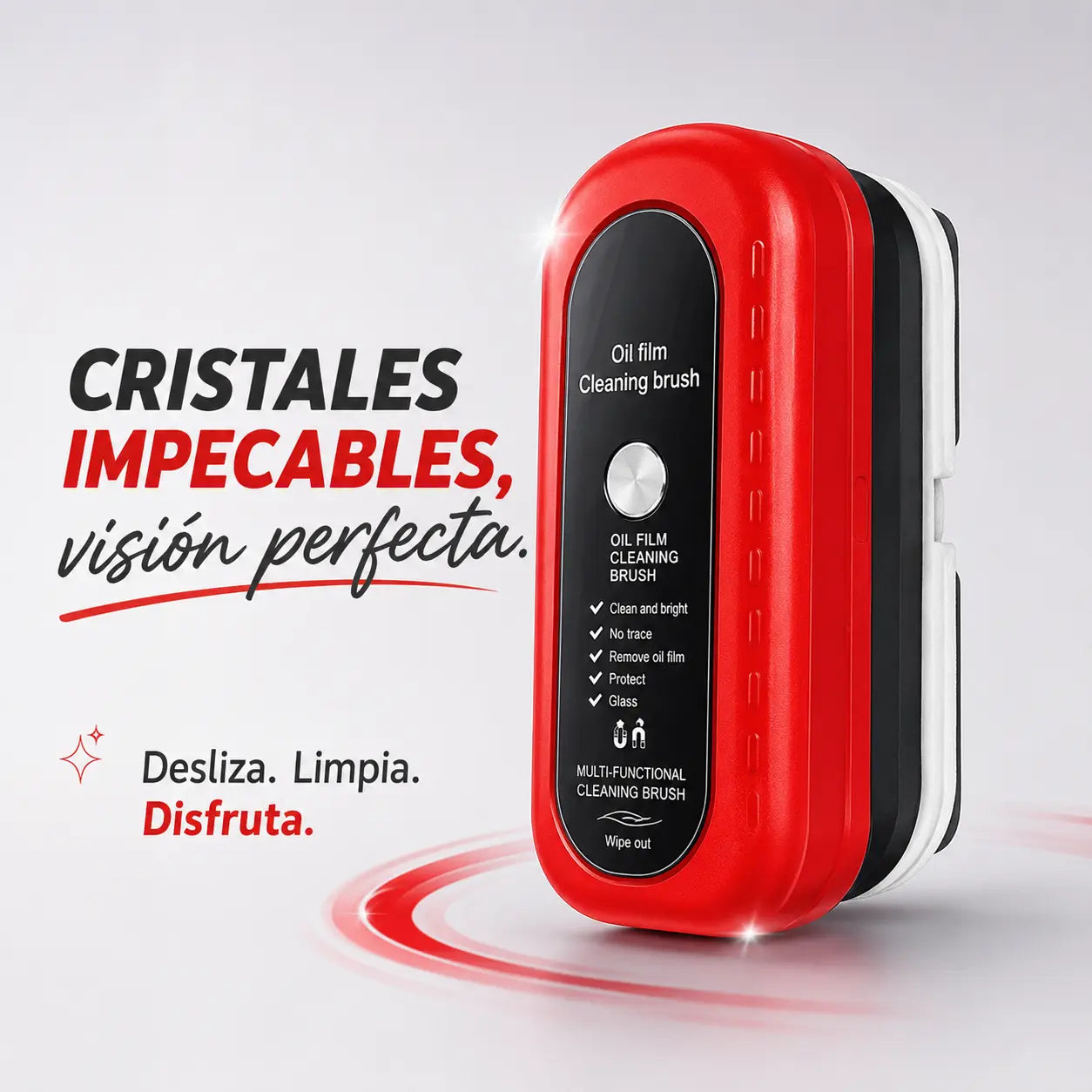 Cepillo Limpiador Antiempañante🧼 – Vidrios impecables en segundos ✨ Pack 3 x 1